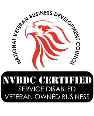 NVBDC Certified Service-Disabled Veteran-Owned Business badge